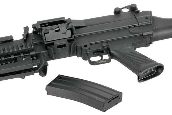 DBoys M249 SAW Sportsline LMG 0,5 Joule AEG Black